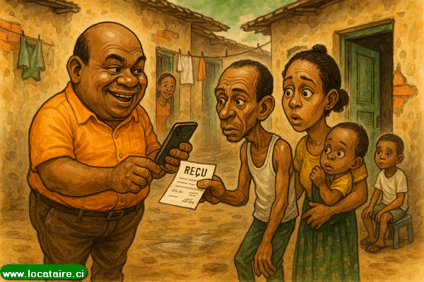 Reçu de paiement sur téléphone